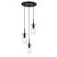 Luminaire suspendu cylindrique en grappe 3 lumières Angelina-506164164