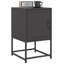 Anzel 36cm W Steel Bedside Table-888317808