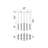 Landeros LED Linear Chandelier for Kitchen Island, Pool Table, Dining Area – Chrome Finish with Crystal Rings – Modern Pendant Light