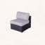 Ensemble de 2 chaises d'extérieur en osier sans accoudoirs-1840625206