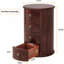 Table de chevet en bois, table d'appoint, table de bout ronde