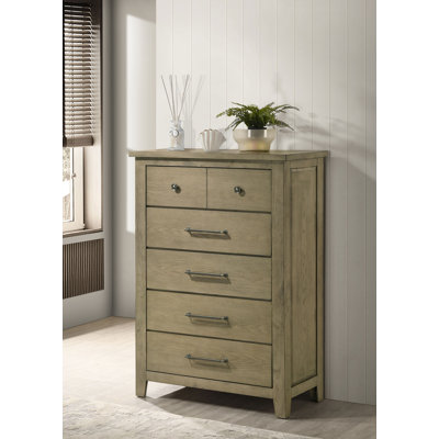 Commode rustique 37,9 po de largeur, brun