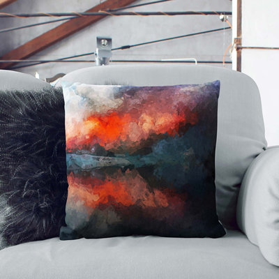Abstract Square Throw Cushion