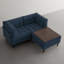 3 Seater Corduroy Sectional-110301330