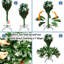 Arbre de noël artificiel pin vert 7 pi bonhomme de neige