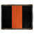 Black/Orange