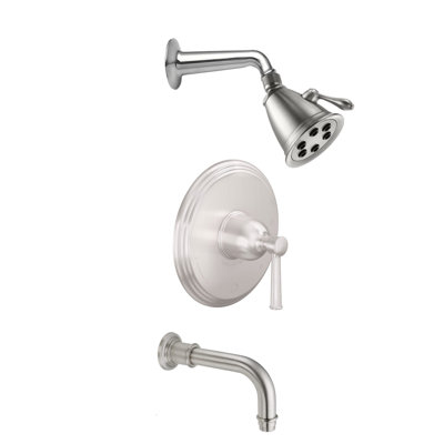 Miramar 2.0 GPM Pressure Balance Shower System with Single Showerhead and Tub Spout