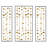 Glam Abstract Wall Decor on Iron