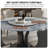 Luxury simple microlite round dining table set-103023792