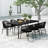 Khurshida Rectangular 6 - Person 78.7" Long Dining Set with Cushions-1399992121