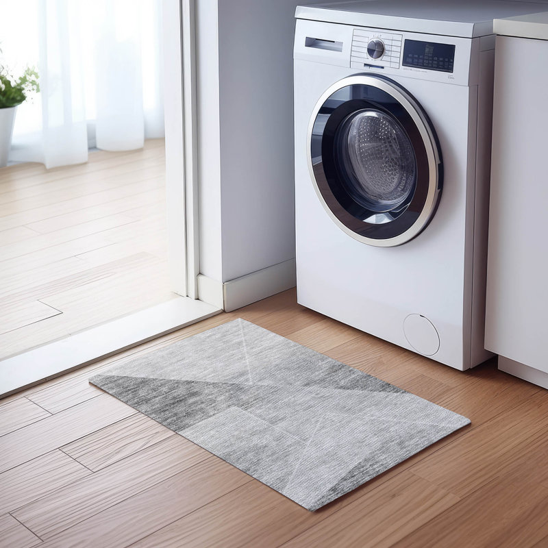 Malchow Non-Slip Indoor Door Mat, Rectangle 1'8" x 2'6"
