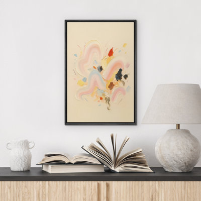 Abstract Wall Art Framed Canvas Print Bedroom Wall Decoration