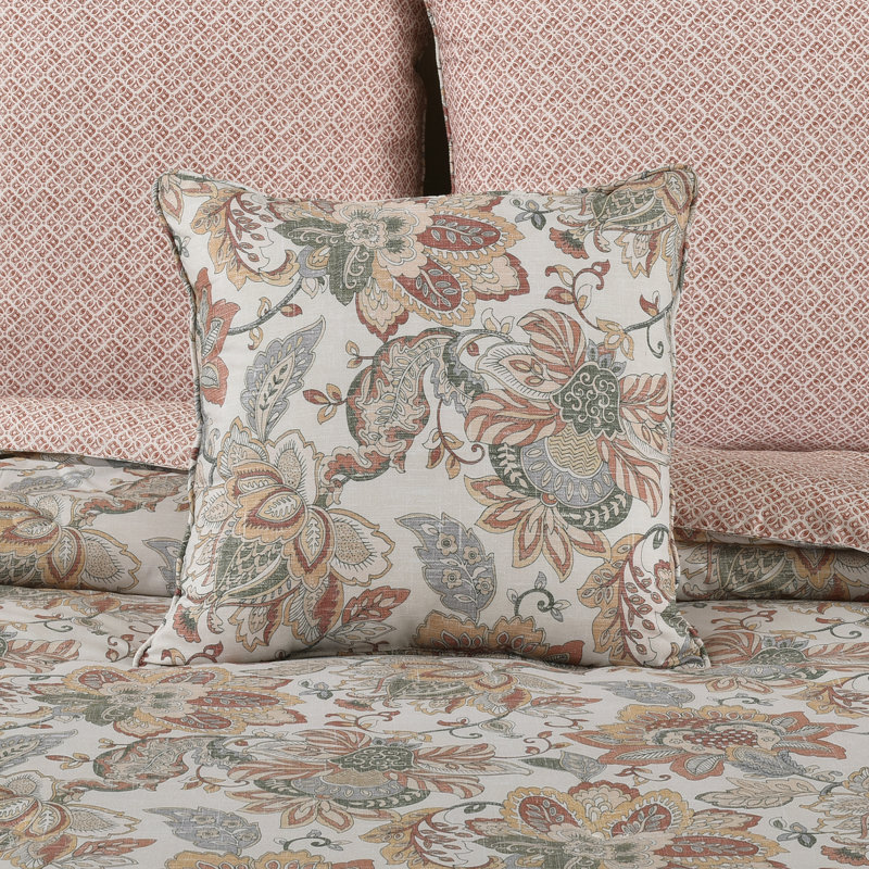 Janessa Square Decorative Throw Pillow Spice, 18"H x 18"W