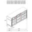 Commode et commode en chêne argenté, rangement polyvalent pour chambre à coucher / salon