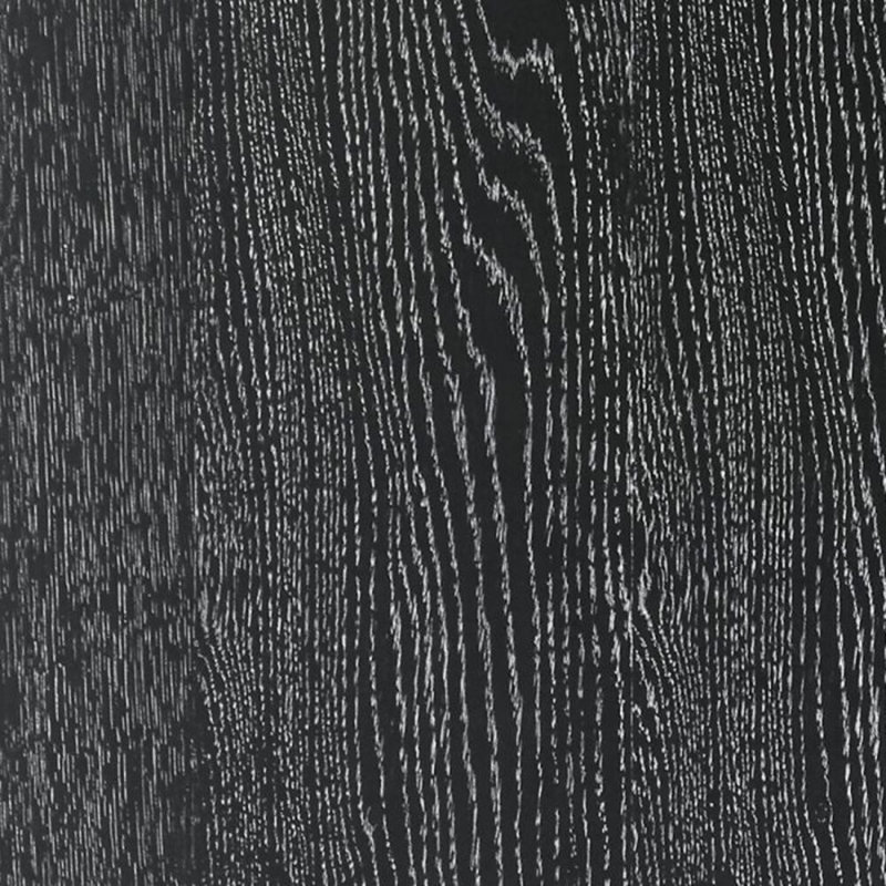 Delon Solid Wood Bench, Carbon Black