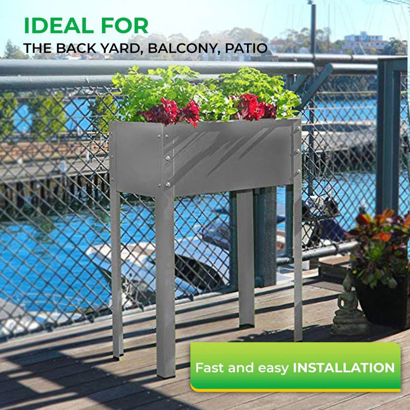 Metal Elevated Planter