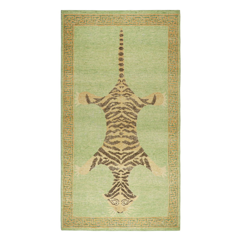 Distressed Homage Animal Print Area Rug, Runner 3' x 8'