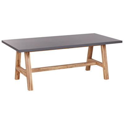 Isleton Rectangular Acacia Outdoor Dining Table , 78.7cm cm W 39.4cm cm D