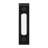 Heath Zenith Black Metal Wired Lighted Push Doorbell Button