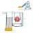 Qaba Plastic Swing Set with 1 Swing(s) , 1 Slide(s)