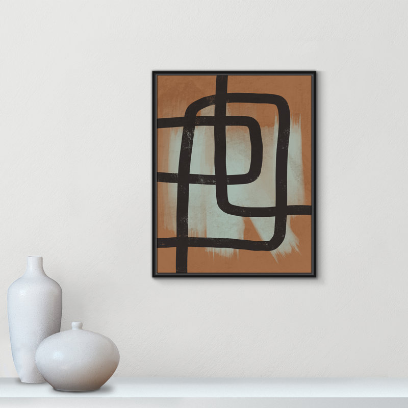 Many Paths Taken 2, 29.5" H x 23.5" W x 2" D, Black