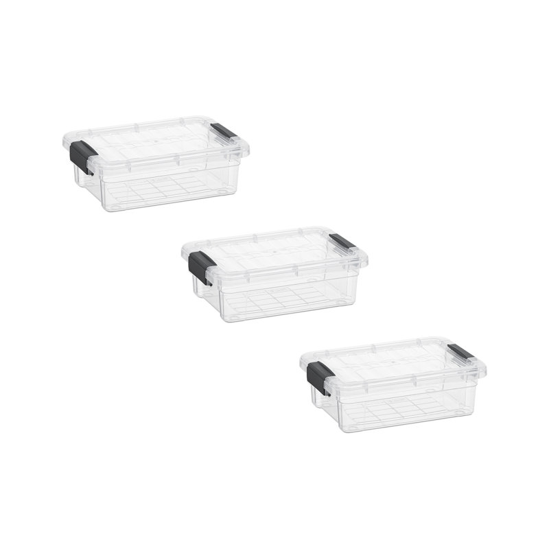  Boîte de crayons en plastique empilable X, 0,7 pte
