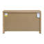 Commode 8 tiroirs brun clair