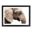 Portrait of an Elephant in Abstract - Framed Print-55768211-55768210