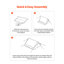 Cabin Hot Tent with Stove Jack & Ground Mat Lightweight 2 Persons Camping