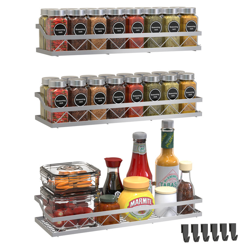 Spice Rack, Silver
