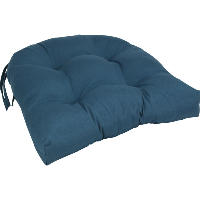 16-inch Indoor Dining Chair Cushion, Indigo