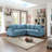 Sectional, AQUA