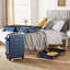 3pc Abs Navy Luggage Set