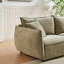Lin moderne pour le salon, 3 + 1, structure en bois, 7 meubles d'appartements avec coussins, 5
