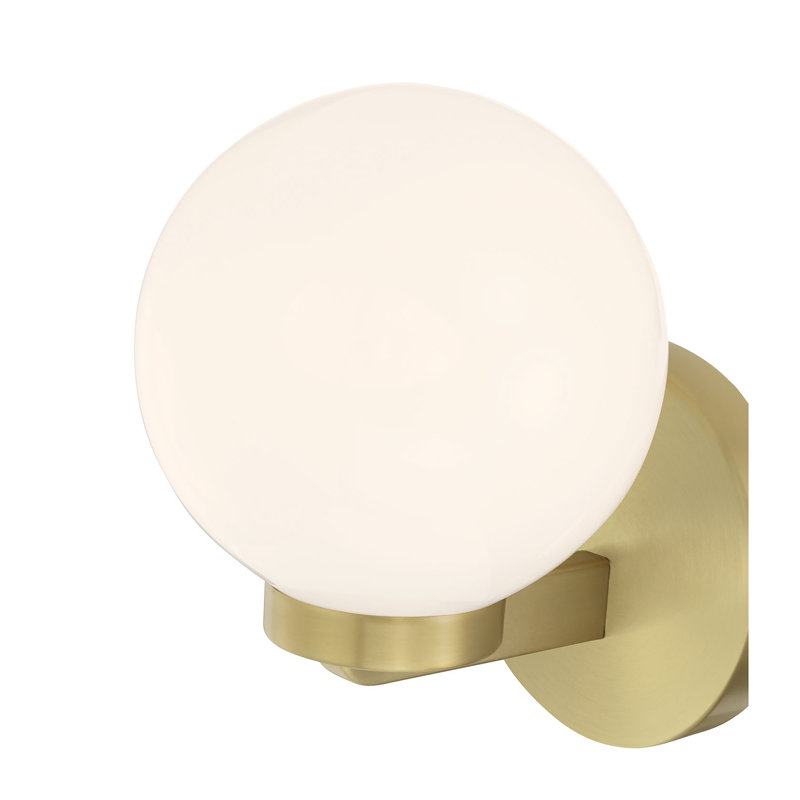 Ardeva 8" High 1-Light Wall Sconce, Brass