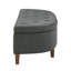 Banc de rangement en lin Lorinne-11316643
