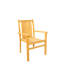 Cahyo Outdoor Teak Dining Armchair
