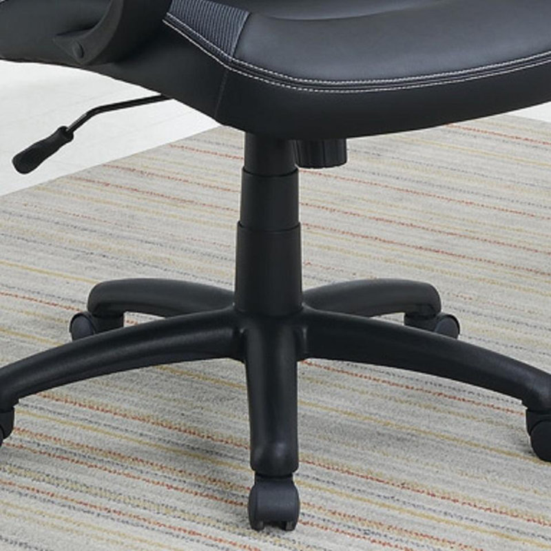 Chaise de bureau rembourrée 4pc