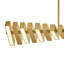 1 - Light Kitchen Island Rectangle Chandelier-935054686