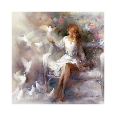 White Dreams by Willem Haenraets - Wrapped Canvas Print