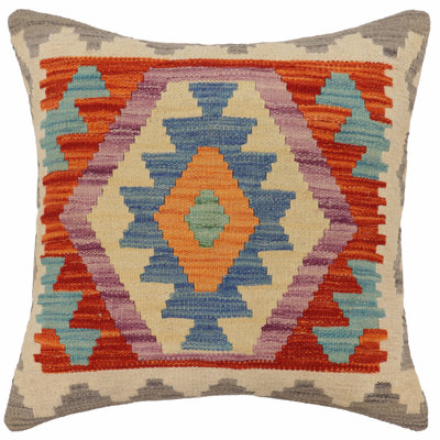 Tribal House Turkish Hand-Woven Kilim Pillow - 20'''' X 20''''