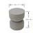 Elementi Home Chronos 18" Round Concrete Side Table for Indoor and Outdoor Use-88957814