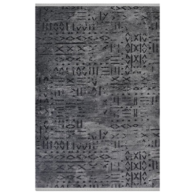 Abuaber Rectangle Cotton Indoor / Outdoor Area Rug