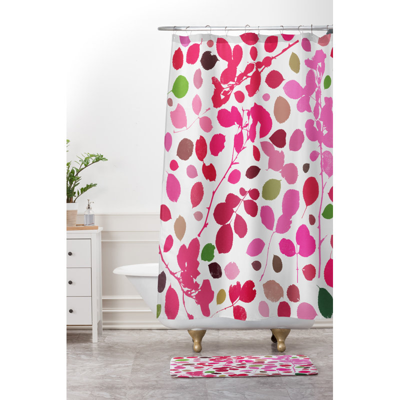 Bath Rug, Pink/Green