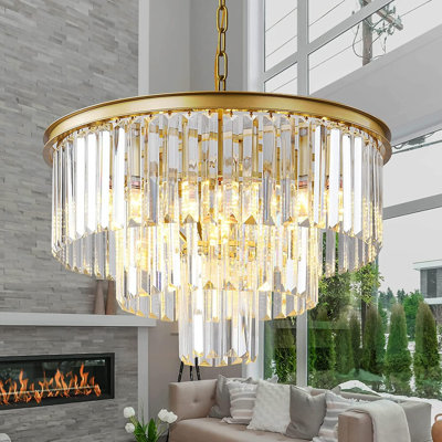 6-Light Crystal Chandelier
