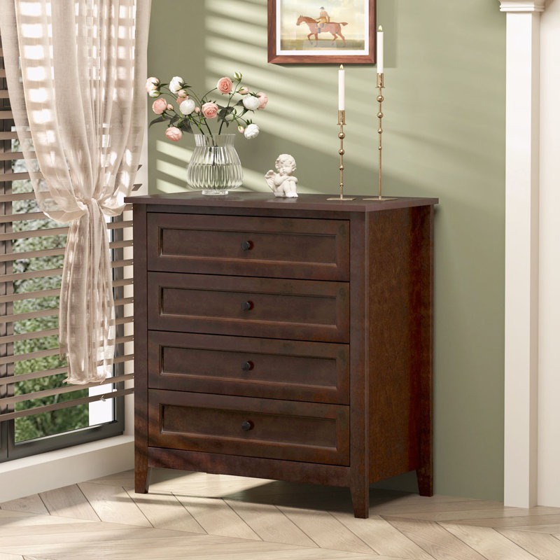 Commode d'appoint Losoya, Brun, H 35,55 po x l 32,68 po x P 17,72 po