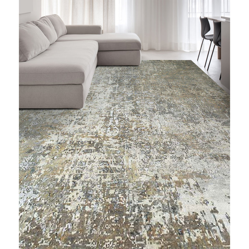 Abstract Area Rug, Rectangle 8' x 10'