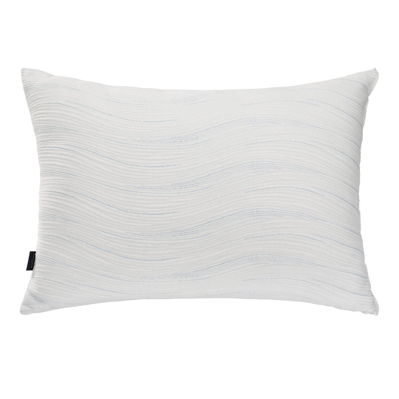 White Polyester Cooling Knit King Pillow
