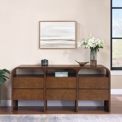 Giada Oak And Ash Burl Veneer Dresser