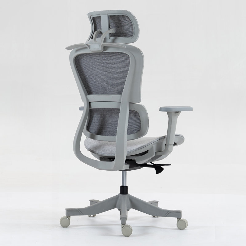 High Back Mesh Office Chair: 8365HP-GR, Gray, Gray